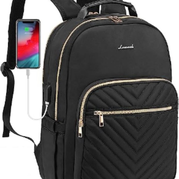 Bags Lovevook Quilted Laptop Backpack Stylish Laptop Bag For Women